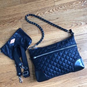 MZ WALLACE Crosby Crossbody - Black